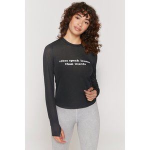 NWT Spiritual Gangster Speak Active Long Sleeve